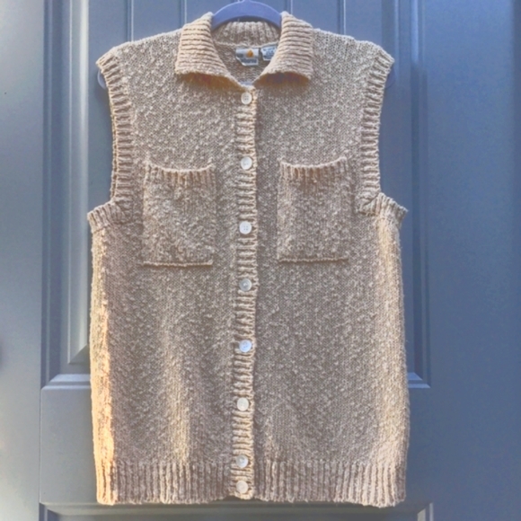 Vintage Liz Claiborne Sweater Vest M - Picture 1 of 6